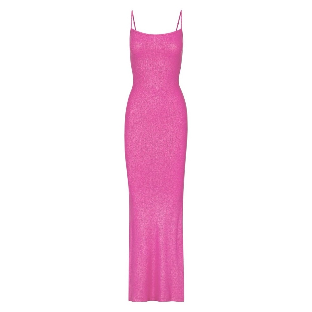 New SKIMS Pink Maxi Dress